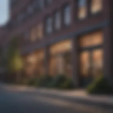 Charming streets lined with unique architecture in West Loop
