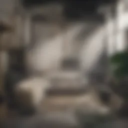 Modern living space showcasing a leased room arrangement