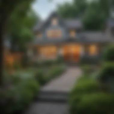 Seattle Residential Charm A welcoming residential street in Seattle showcasing well-kept homes and gardens