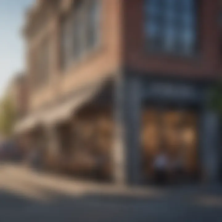 University District with students and cafes, exemplifying a lively atmosphere