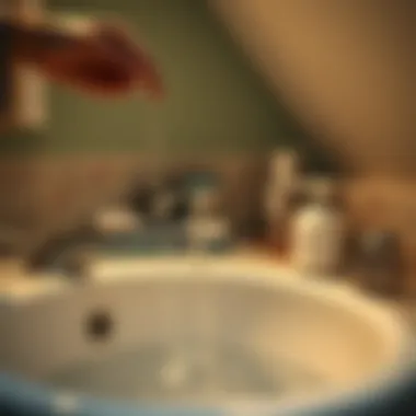 Using Hot Water for Clogs Pouring hot water into a clogged sink