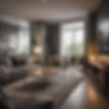 Modern student apartment interior at UT Dallas