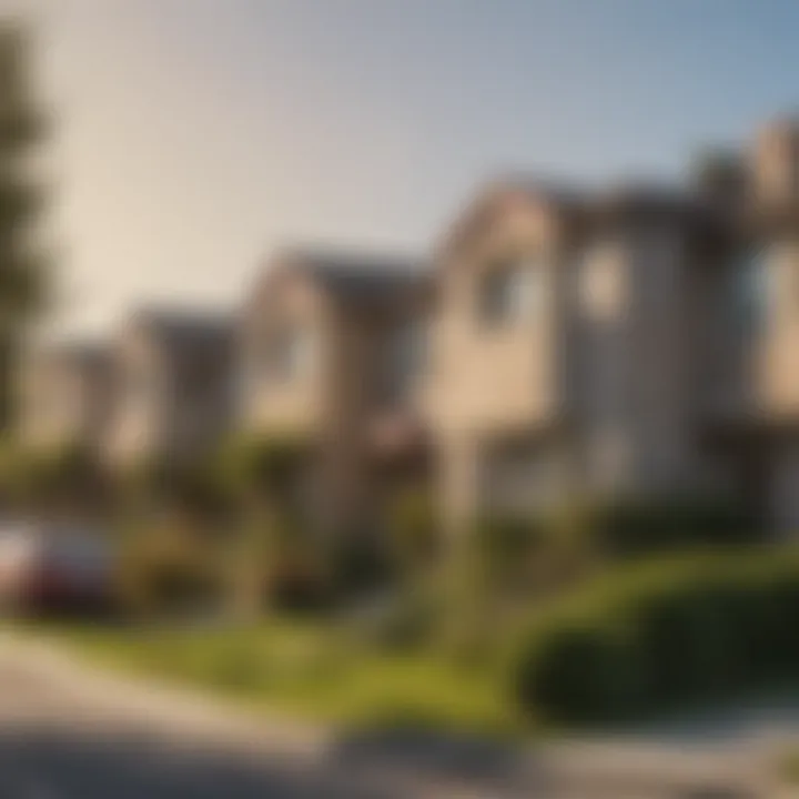 Scenic view of the surrounding neighborhood of Sunnydale Apartments