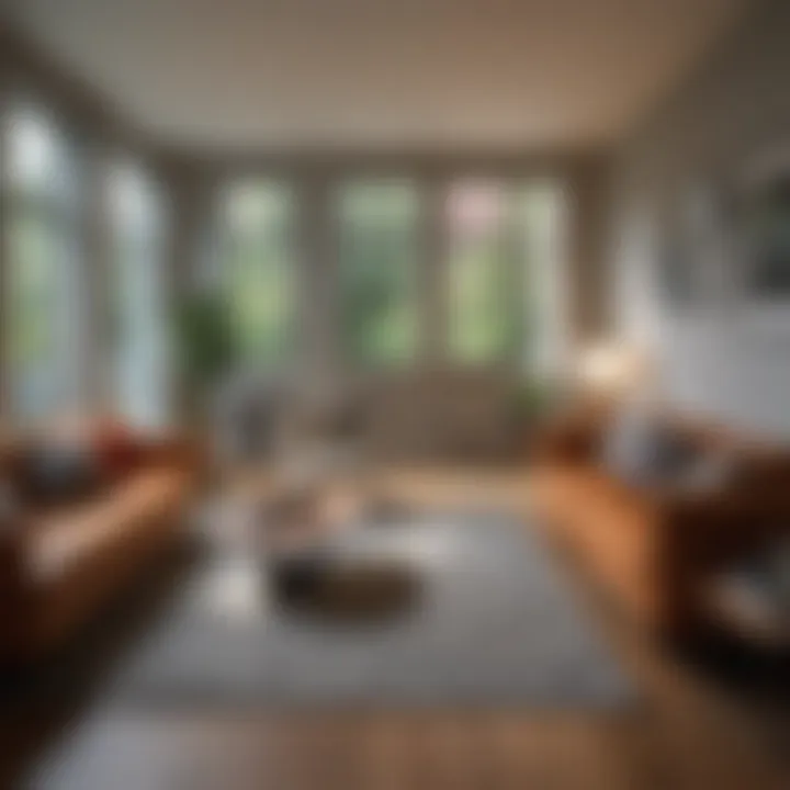 Cozy interior of a modern apartment in SW Portland