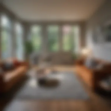 Modern Apartment Interiors in SW Portland Cozy interior of a modern apartment in SW Portland