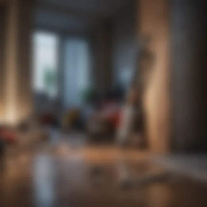 Maintenance tools representing ease of upkeep in apartments
