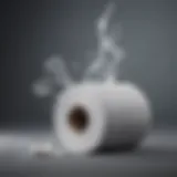 Molecular structure of common solvents used in toilet paper dissolution