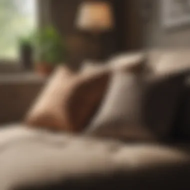 A well-organized maintenance routine for throw pillows
