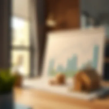 Analyzing Property Investments Financial graphs illustrating property investment analysis