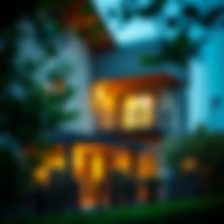 Showcasing Property Value A well-maintained residential building showcasing property value