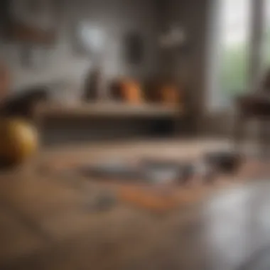 A visual guide showcasing tools and equipment essential for measuring square footage effectively