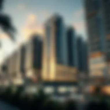 Modern Urban Development Urban development project showcasing modern architecture