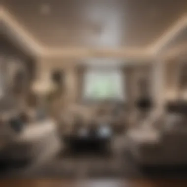 Contemporary Elegance in Living Spaces Modern living room showcasing sleek design and innovative layout
