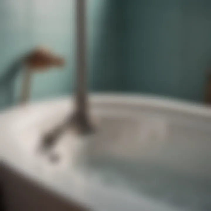 Using a plunger on a bath drain