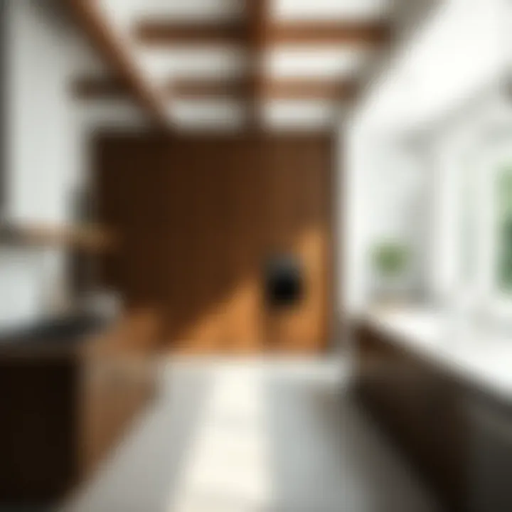 Visualizing Sanitization Impact Before and after comparison of a sanitized kitchen space.