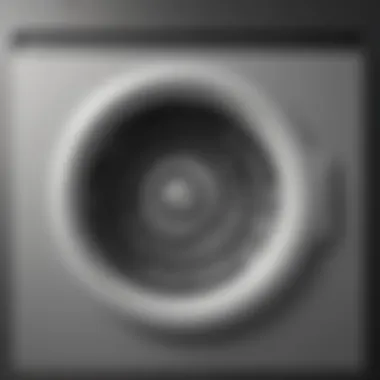 Illustration of lint buildup in a dryer vent Clogged dryer vent showing lint buildup