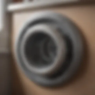 Diagram of proper dryer vent maintenance techniques
