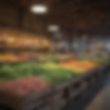 Local Market Fresh Produce Fresh produce and groceries at a local market