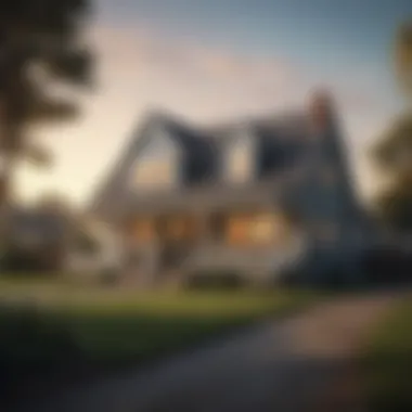 Potential of Foreclosed Properties A captivating view of a foreclosed house showcasing its potential for renovation