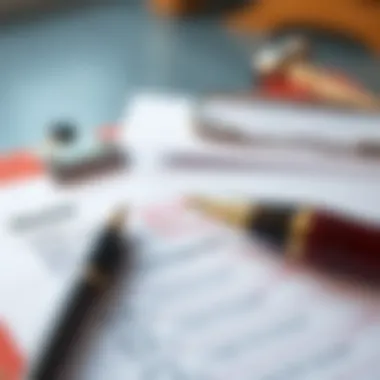 Home Inspection Checklist Detailed view of a home inspection checklist on a clipboard.