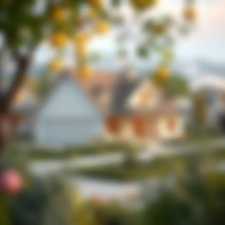 Zoning Regulations Impacting Lot and House Sizes Diagram illustrating zoning regulations affecting lot and house sizes.