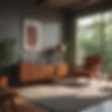 Iconic mid-century modern furniture piece