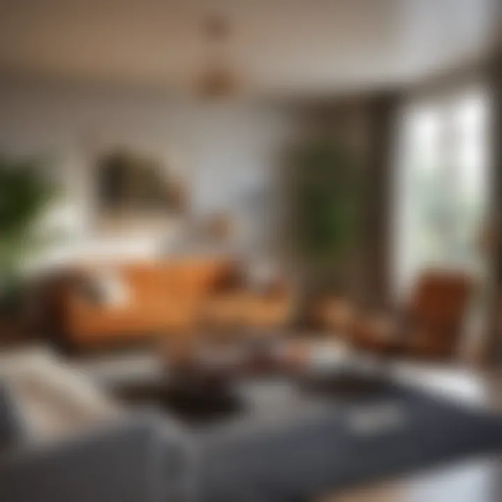 Stylish mid-century inspired living room design