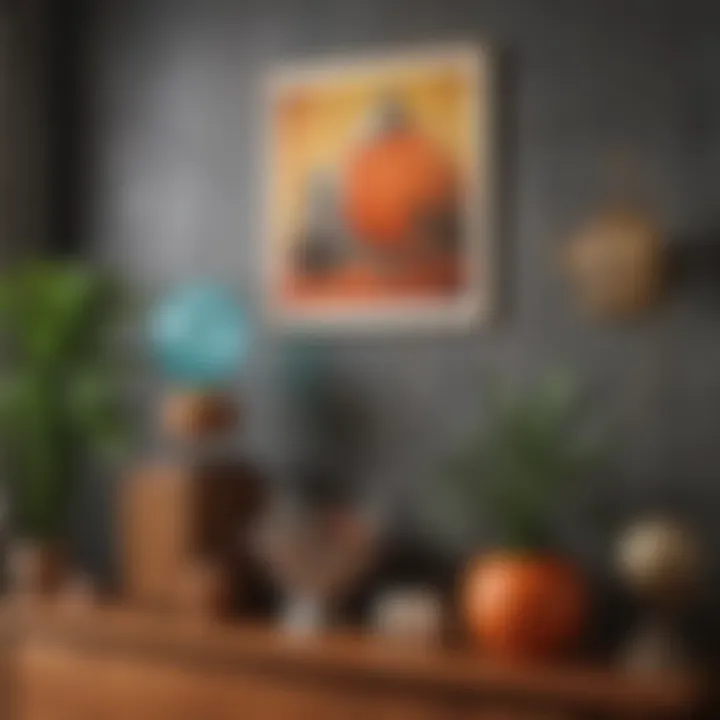 An array of materials used in mid-century decor