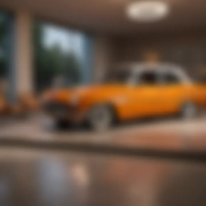 Color palette inspired by midcentury aesthetics featuring earthy tones and bold accents.