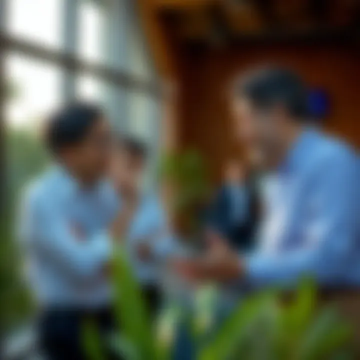 A thoughtful real estate professional discussing strategies with a client.