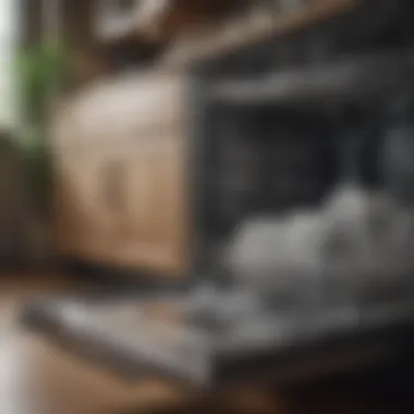 Before and after comparison of dishwasher performance