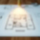 A detailed floor plan highlighting square footage measurements