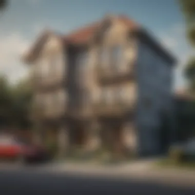 Visual depiction of tenant and landlord dynamics under rent cap regulations