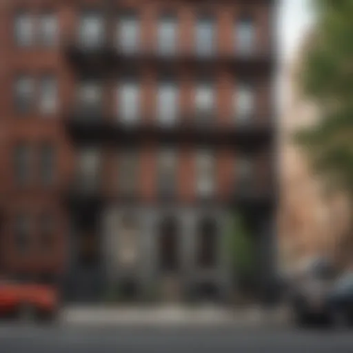 A vintage apartment building emblematic of New York City's diverse architectural landscape.