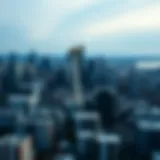 Aerial view of Seattle skyline