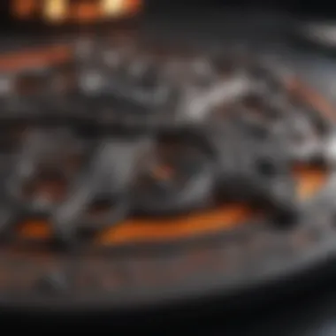 Application of coating on cast iron surface