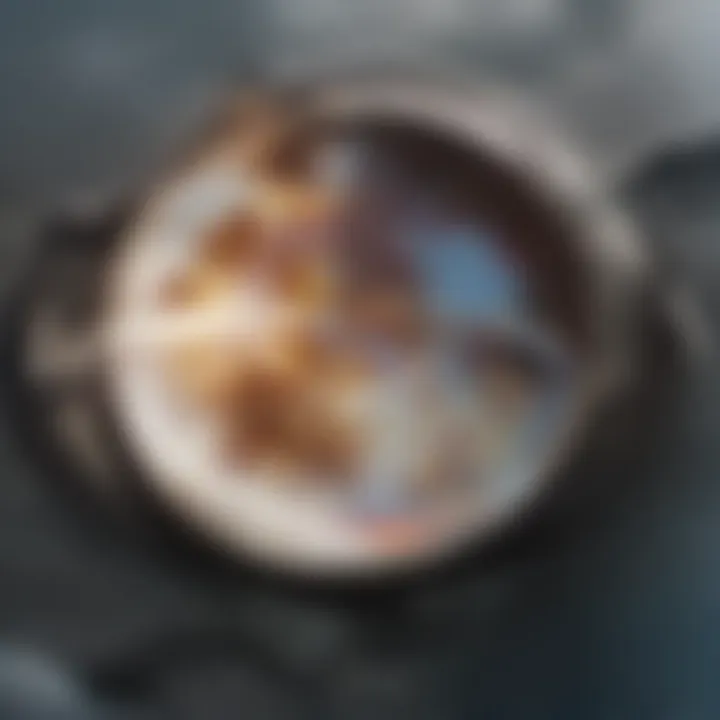Different coating materials for cast iron cookware