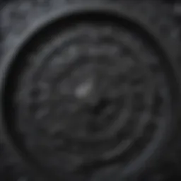 Detailed view of cast iron texture