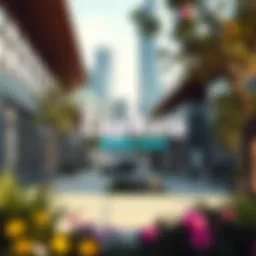 Conceptual illustration of cap rate in real estate