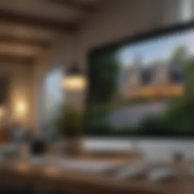 Utilizing Property Management Software Property management software on a laptop screen