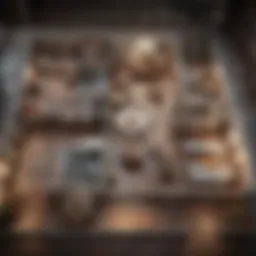 A detailed floor plan showcasing various rooms and layout of a house