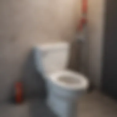 Correct setup for using a drill with a toilet snake