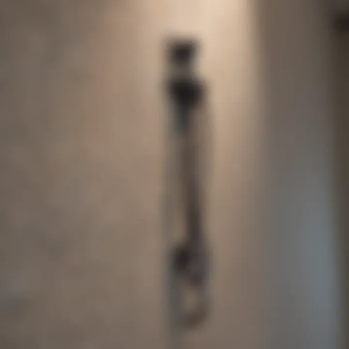 Demonstration of wall anchors being used on various wall materials