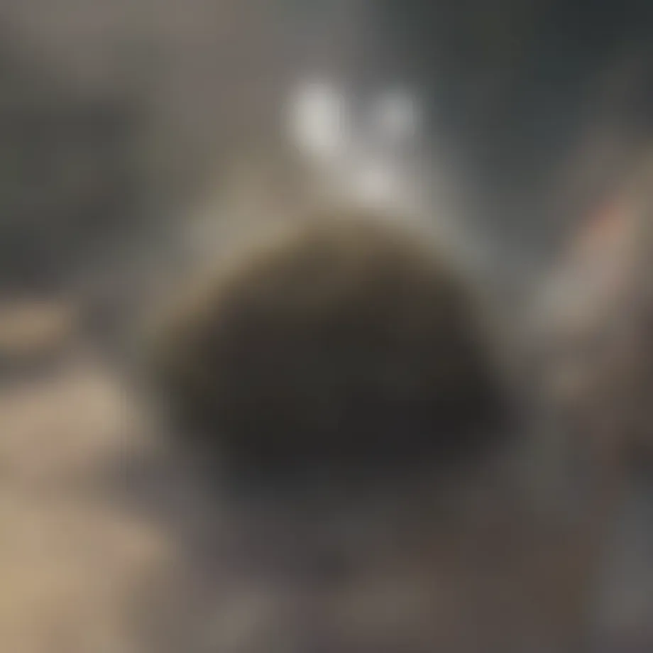 A vibrant compost pile enriched with various organic materials