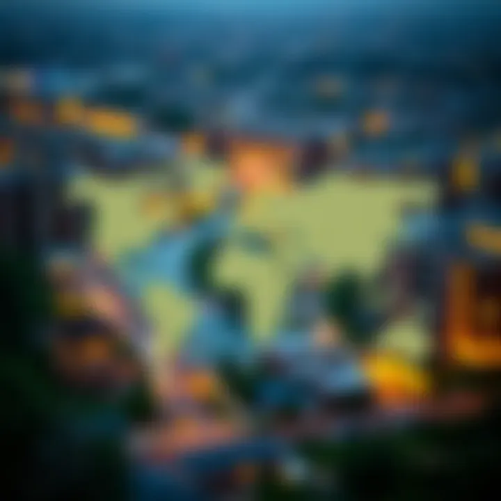 Emerging Markets in Real Estate Investment Map highlighting emerging real estate markets with growth potential