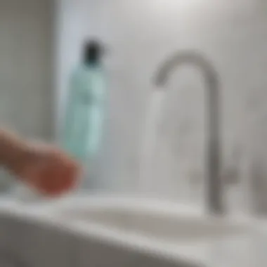 Application Techniques for Sanitizers An illustration of effective application methods for whole house sanitizers.