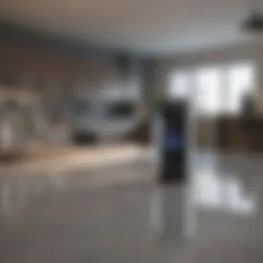 Future Trends in Home Sanitization A futuristic concept of smart home sanitization solutions.